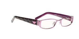 Purple glasses from Daisy Fuentes